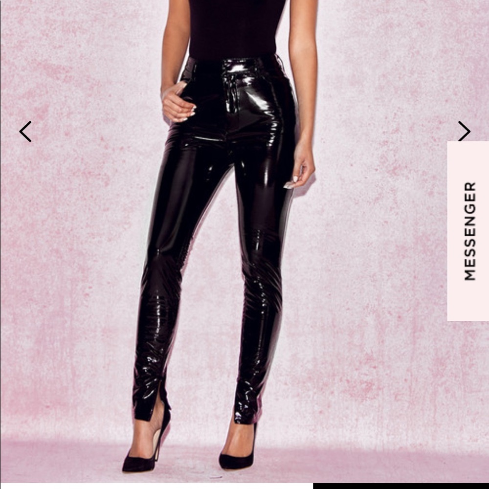 House of CB vinyl pants